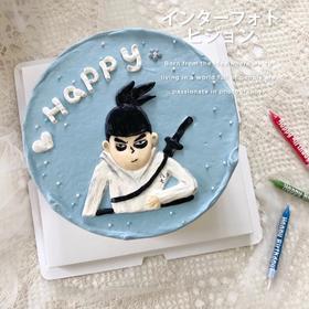 刺客伍六七奶油霜主题蛋糕