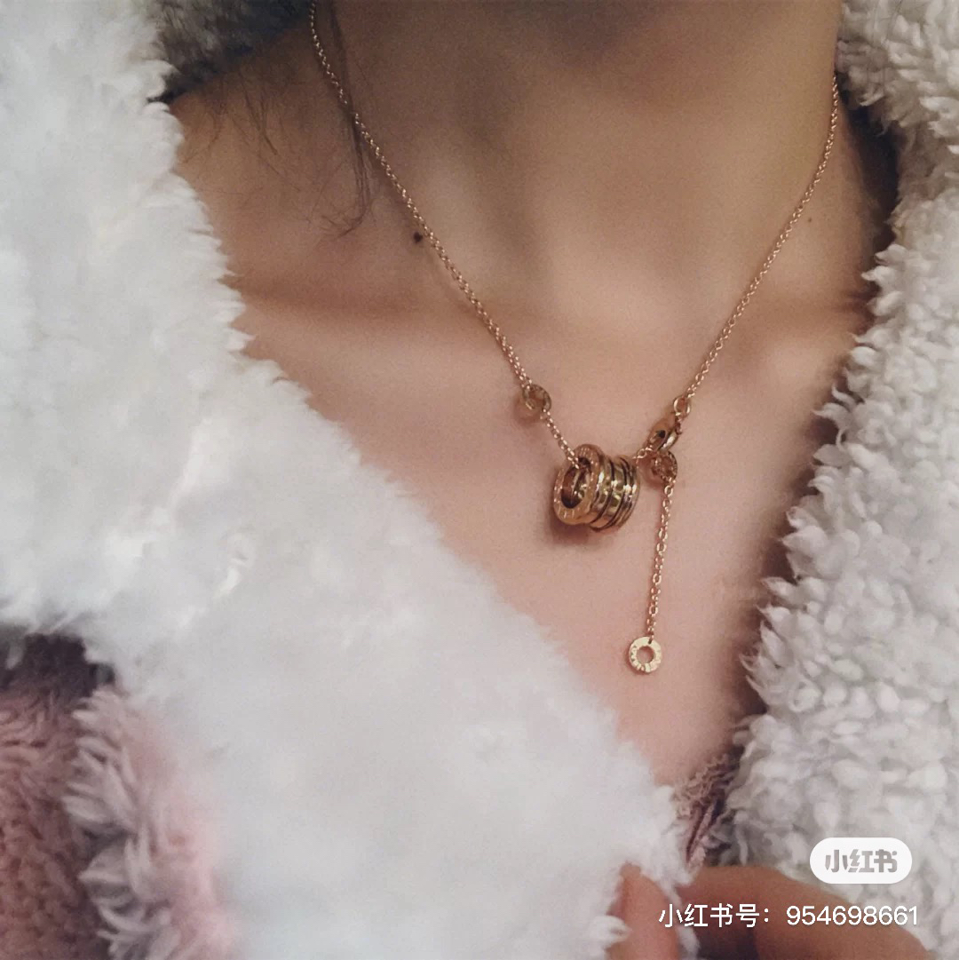 宝格丽弹簧项链（可以捏），乱真精工，高品质，实拍