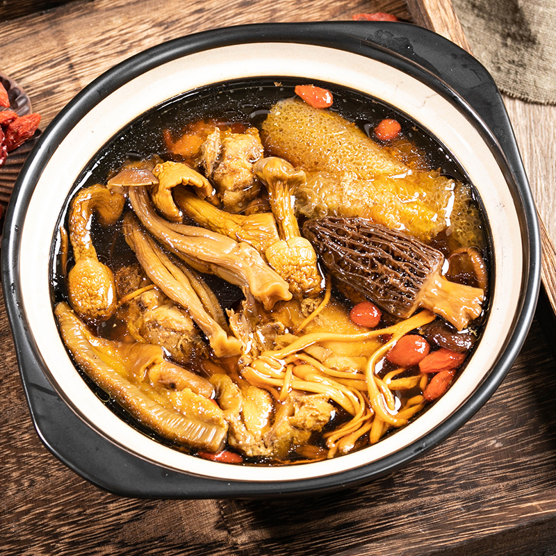 古田七彩菌菇包，汤味鲜美，营养丰富