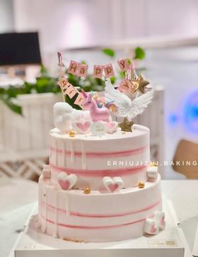 【双层】粉色独角兽