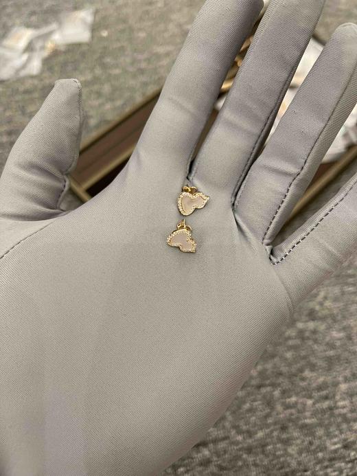 Qeelin白葫芦耳钉（一对），乱真精工，高品质，实拍，配全套专柜包装 商品图4