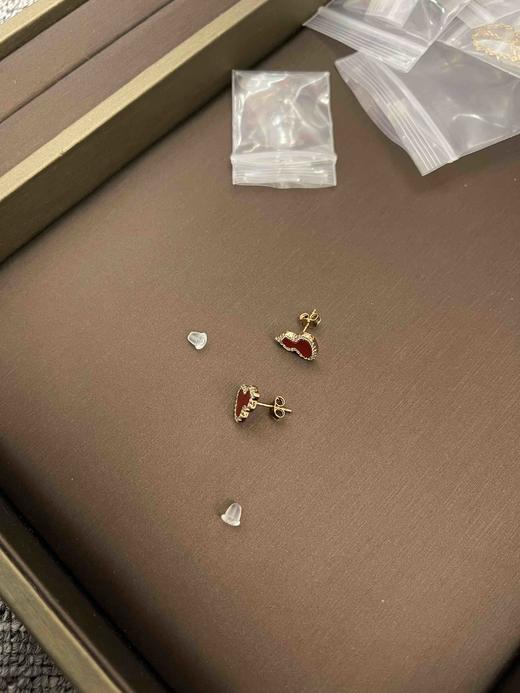 Qeelin红葫芦耳钉（一对），乱真精工，高品质，实拍，配全套专柜包装 商品图3