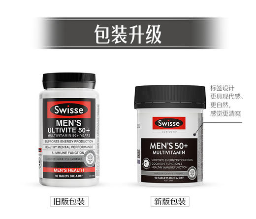 【直邮】Swisse男士50岁及以上复合维生素90粒 商品图1