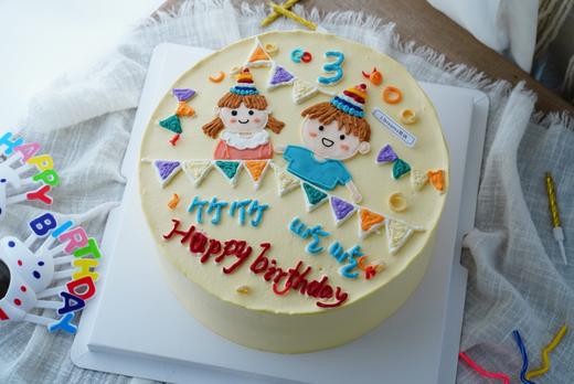 精致浮雕-欢乐男女孩（提前2天以上预订；浮雕预定后不可取消订单） 商品图0