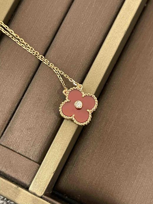 Vca单钻红四叶草项链，乱真精工，高品质，实拍，配全套专柜包装 商品图5