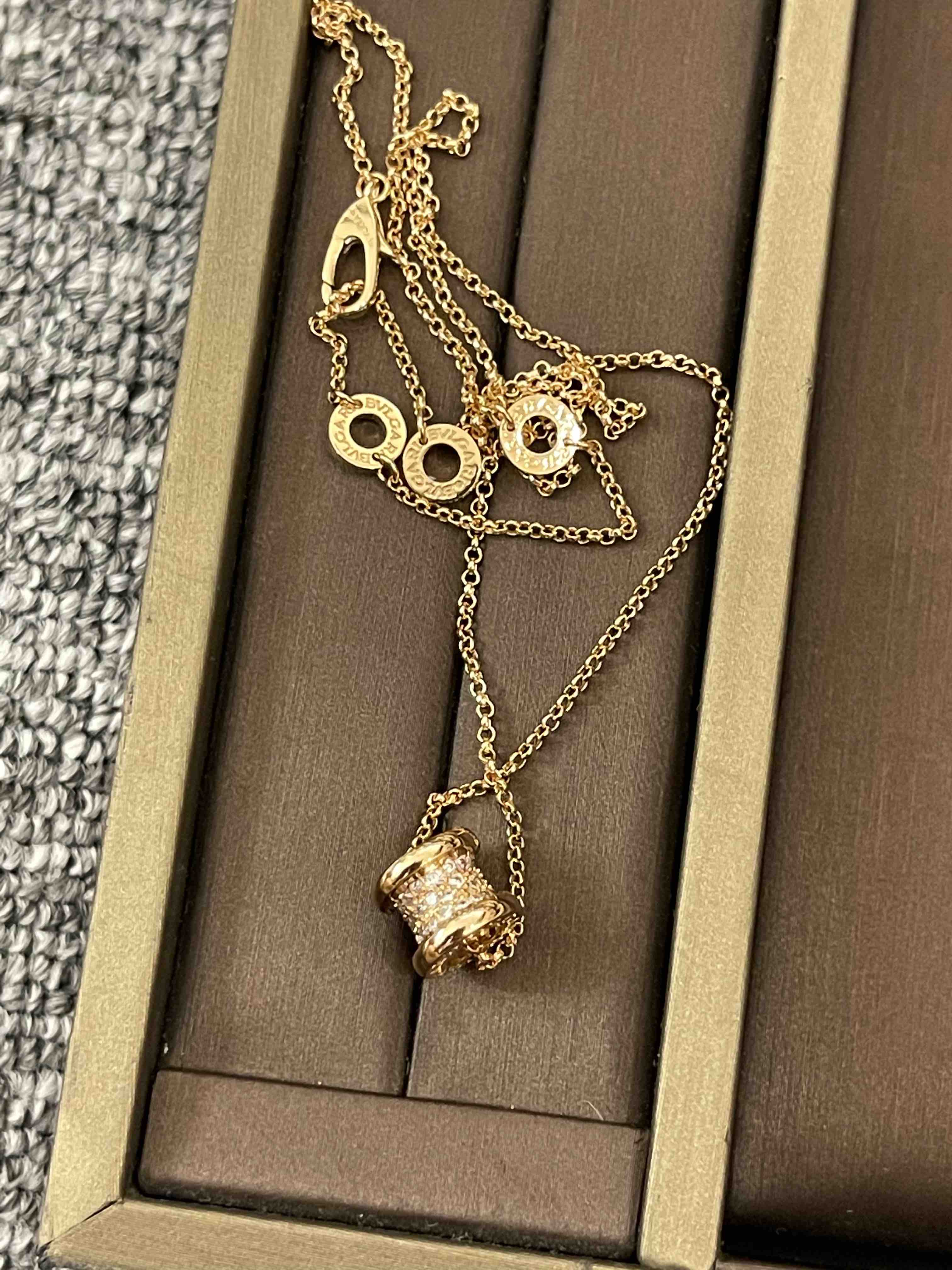 宝格丽小蛮腰项链，乱真精工，高品质，实拍，配全套专柜包装