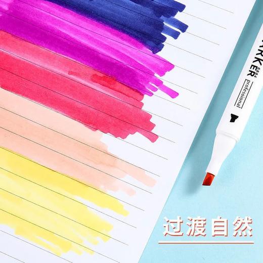 心选丨【12色双头马克笔】儿童水彩笔套装小学生动漫画彩色美术生专用绘画笔彩铅笔 商品图2