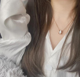 宝格丽白陶瓷项链，乱真精工，高品质，实拍，配全套专柜包装