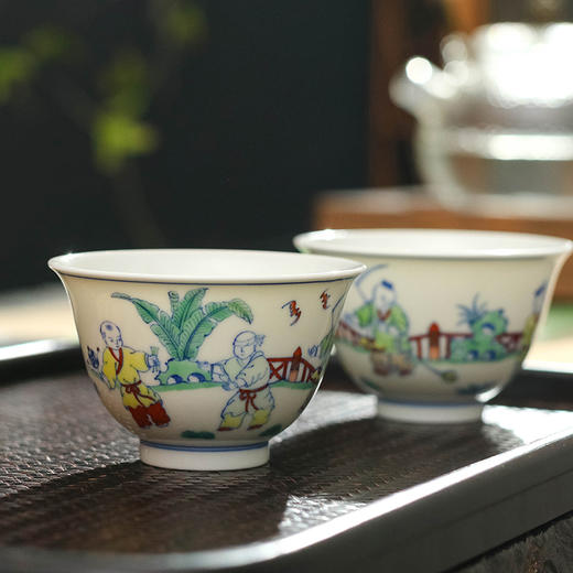 青花斗彩童趣套组 商品图2