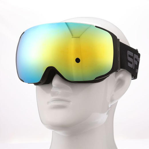 【运动装备】SPOSUNE双层防雾 可卡近视男女滑雪 大球面 高清 磁铁 商品图1