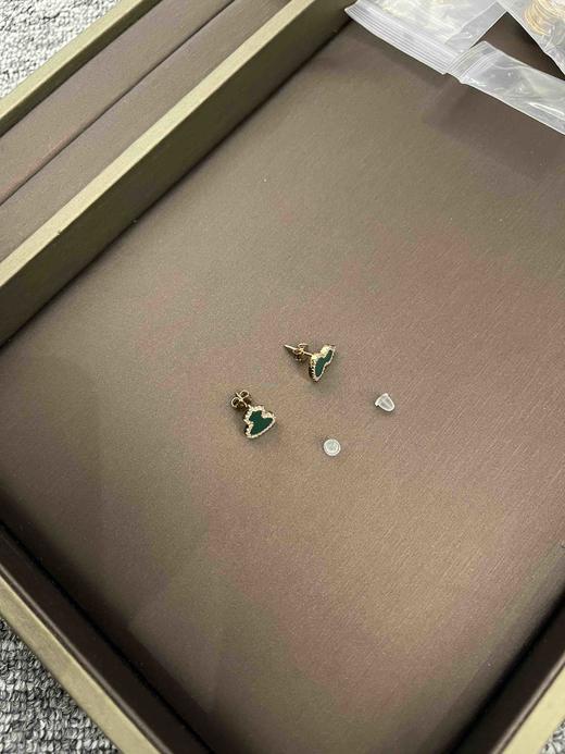 Qeelin绿葫芦耳钉（一对），乱真精工，高品质，实拍，配全套专柜包装 商品图4