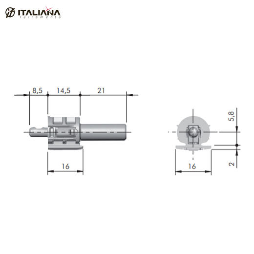 【坦克】 一体式 半锁 木层板托 商品图5