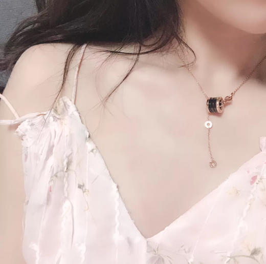 宝格丽黑陶瓷项链，乱真精工，高品质，实拍，配全套专柜包装 商品图11