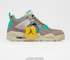 耐克乔丹Union LA x Nike Air Jordan 4 Retro SP"Desert Moss"AJ4中帮复古休闲运动鞋DJ5718-300 商品缩略图0