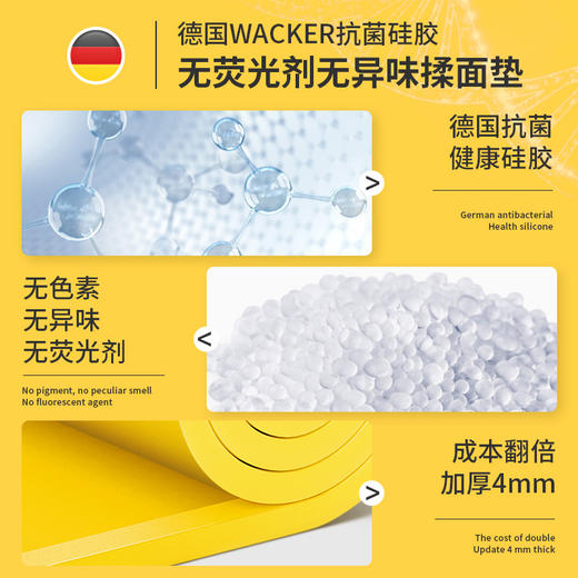 加厚食品级硅胶材质揉面板揉面垫 德国LFGB/瑞士SGS  /美国FDA 三大认证 商品图2