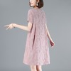 RS2 纯棉连衣裙2021年新款小个子夏季休闲棉绸裙中年妈妈夏天裙子夏 商品缩略图1