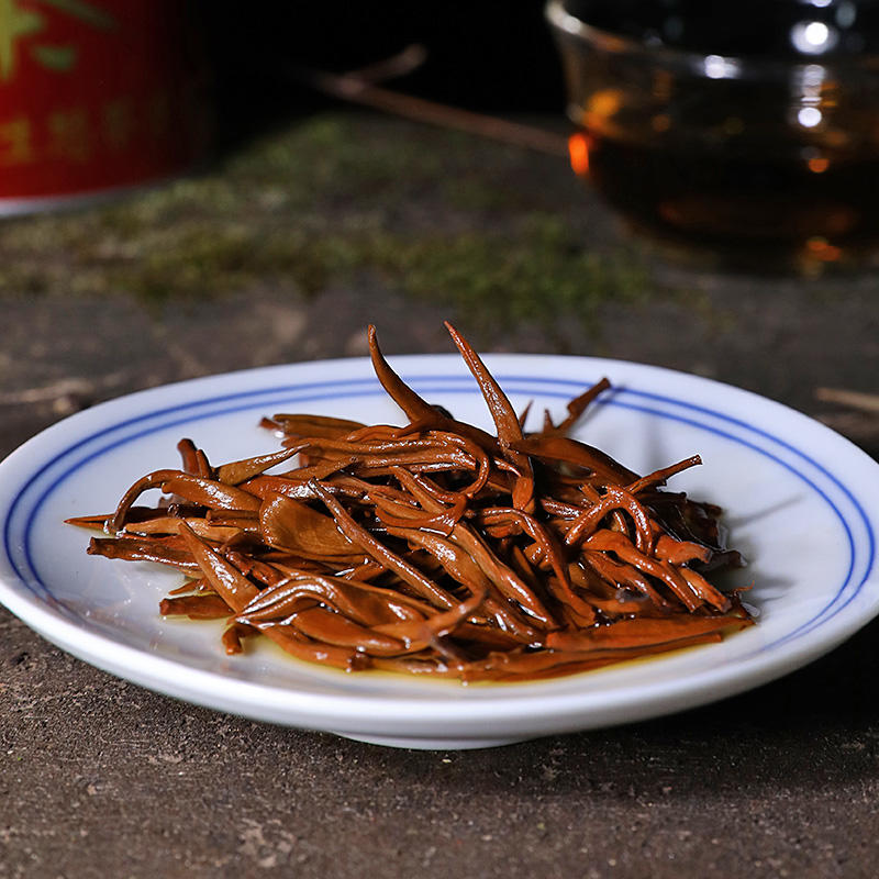 2021新茶高黎贡山红茶云南滇红茶高黎红金丝红茶100g蜜香散装