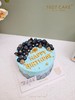1027CAKE  |  灰金搭配 蓝莓装饰蛋糕 商品缩略图2