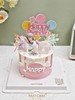 1027CAKE |  翻糖装饰 周岁儿童蛋糕  独角兽 小女孩 商品缩略图0