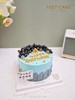 1027CAKE  |  灰金搭配 蓝莓装饰蛋糕 商品缩略图1
