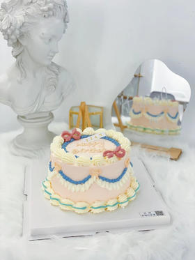 清新奶油蛋糕，手绘复古ins系列