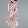 RS2 纯棉连衣裙2021年新款小个子夏季休闲棉绸裙中年妈妈夏天裙子夏 商品缩略图4
