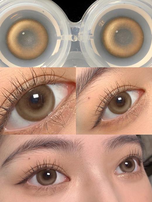 【小红书推荐款】 4cutie曲奇小熊/大灯泡，年抛/直径14.5/着色13.9-14.0，158/一副，298/三副，商品详情任选，最高度数有1000 商品图0