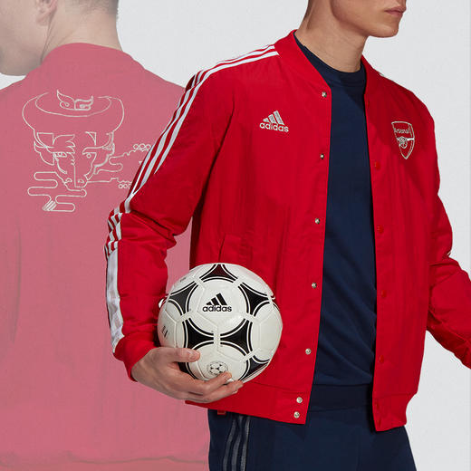 ADIDAS/阿迪达斯 阿森纳21春节款夹克短袖卫衣长裤套装GU6959 商品图1