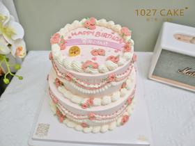1027CAKE | 双层 蛋糕  复古简约