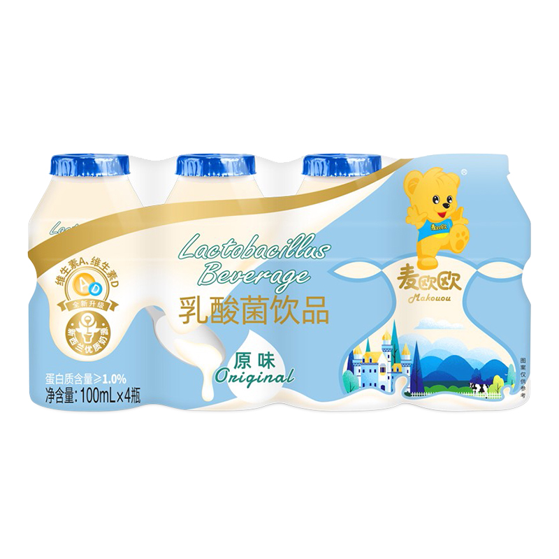 麦欧欧-乳酸菌饮品 100mlX4瓶