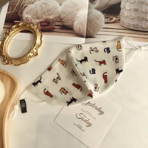 桑蚕丝真丝口罩夏季防风高透气感面纱女骑车遮脸面罩遮阳 商品图2