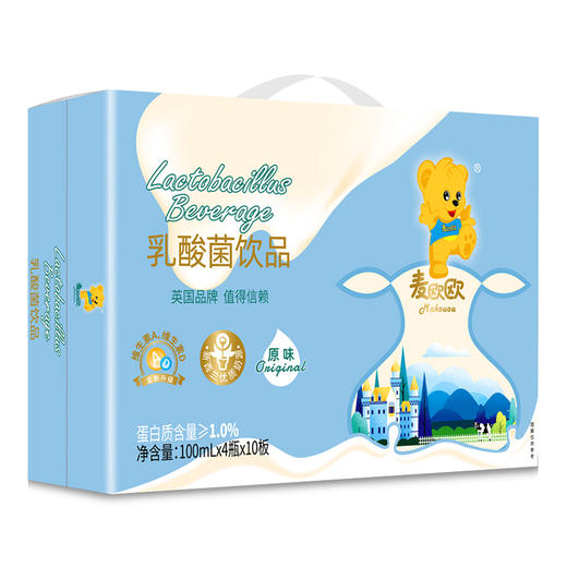 麦欧欧-乳酸菌饮品 100mlX4瓶 商品图2