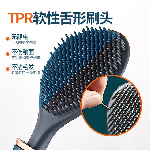 【外观专利 挂墙式创意自动开合】棒球棒马桶刷 360度全面清洁不留死角 自由挥发不积水 功能全新升级 适合颜值控的你 商品图5