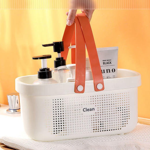 欧式简约浴室镂空收纳篮神器 商品图7