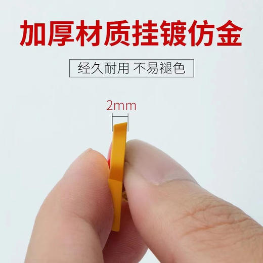 新版标准型党徽别针磁铁胸章 商品图7