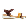断码特价35码——西班牙原产优雅超舒适女士皮凉鞋N1225-棕色/黄色/橙色 商品缩略图1