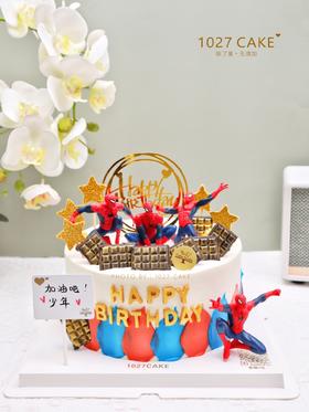 1027CAKE | 英雄主题 蜘蛛侠主题 刷金款