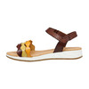 断码特价35码——西班牙原产优雅超舒适女士皮凉鞋N1225-棕色/黄色/橙色 商品缩略图3