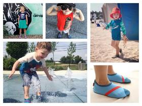 亲子溯溪鞋｜海陆两栖，火遍30多国的Fitkicks超轻速干鞋，透气防滑又轻便！