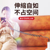 【手机数据线】5A超级快充三合一弹簧数据线适用于苹果12华为安卓手机伸缩充电线 商品缩略图3