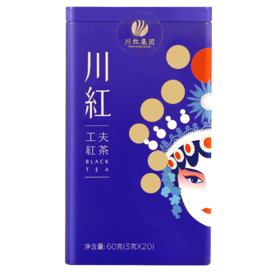 川红脸谱 红茶礼盒60g*1盒