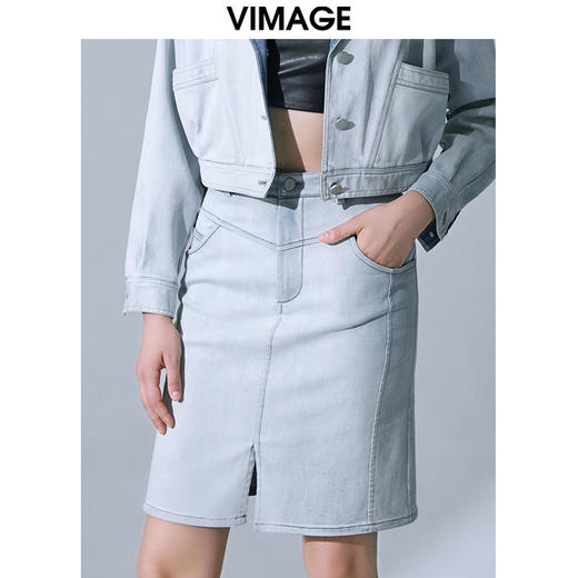 VIMAGE纬漫纪V1506107半裙 商品图8