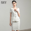IWY/白色职业套装女时尚气质修身休闲西装高端通勤正装工作服CS0371 商品缩略图0
