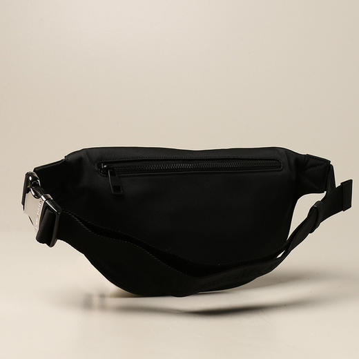 ALEXANDER MCQUEEN 亚历山大·麦昆 男士黑色徽标印花腰包 605053 HV2BK 1083 商品图1