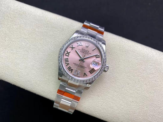 NOOB劳力士 蚝式恒动31日志 秀而不媚 恒久优雅 。【表壳】尺寸31Mm，采用耗式钢与18K，表圈采用白金狗牙圈，圈口镶多粒施华洛斯奇钻 ，保证100米防水 商品图14