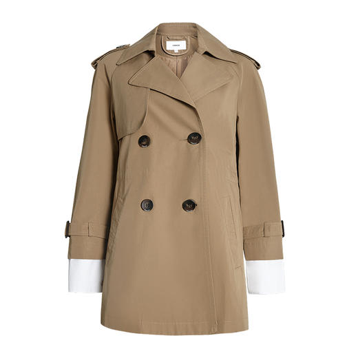 VIMAGE纬漫纪女装秋季新款帅气翻领经典百搭收腰显瘦风衣外套VC2004004 商品图5