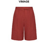VIMAGE纬漫纪秋季新款通勤百搭西装显瘦纯色简约A版短裤女裤V1605201 商品缩略图3