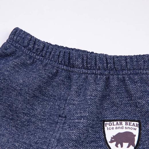 贝贝怡男童春秋仿牛仔抓绒休闲长裤裤子WK170 商品图4