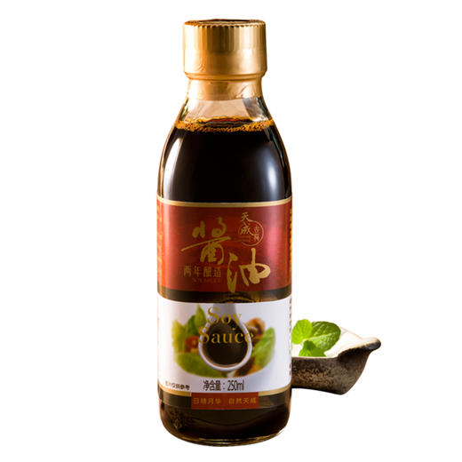 古龙天成两年酿特级红烧酱油寿司酱油老抽250ml 商品图5