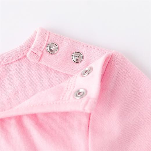 迪士尼女童夏季时尚洋气短袖长上衣短裙套装 商品图5